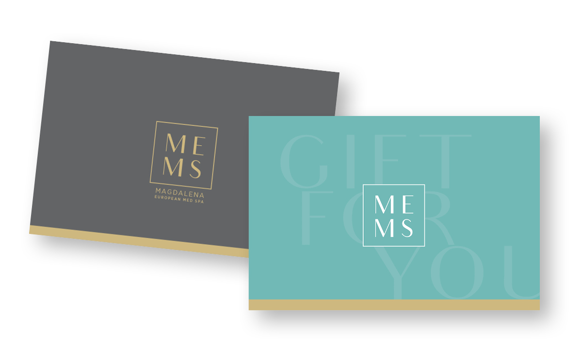 Magdalena European Spa Gift Card. One for her. One for him. Perfect for Holiday or Birthday.